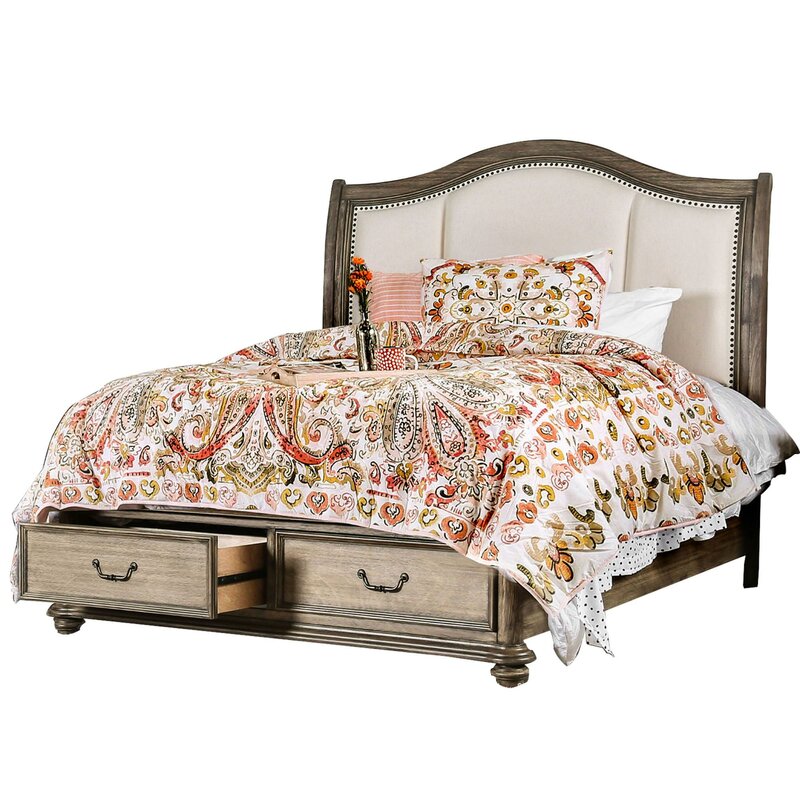 Grey King Size Bed Frame Wayfair / Skyline furniture queen bed frame
